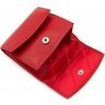 Миниатюрный женский кожаный кошелечек красного цвета Marco Coverna (17506) - 4