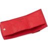 Миниатюрный женский кожаный кошелечек красного цвета Marco Coverna (17506) - 5