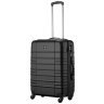 Валіза Wenger, Amplar, середня, пластик, 4 колеса, чорна modnotak фото - 1