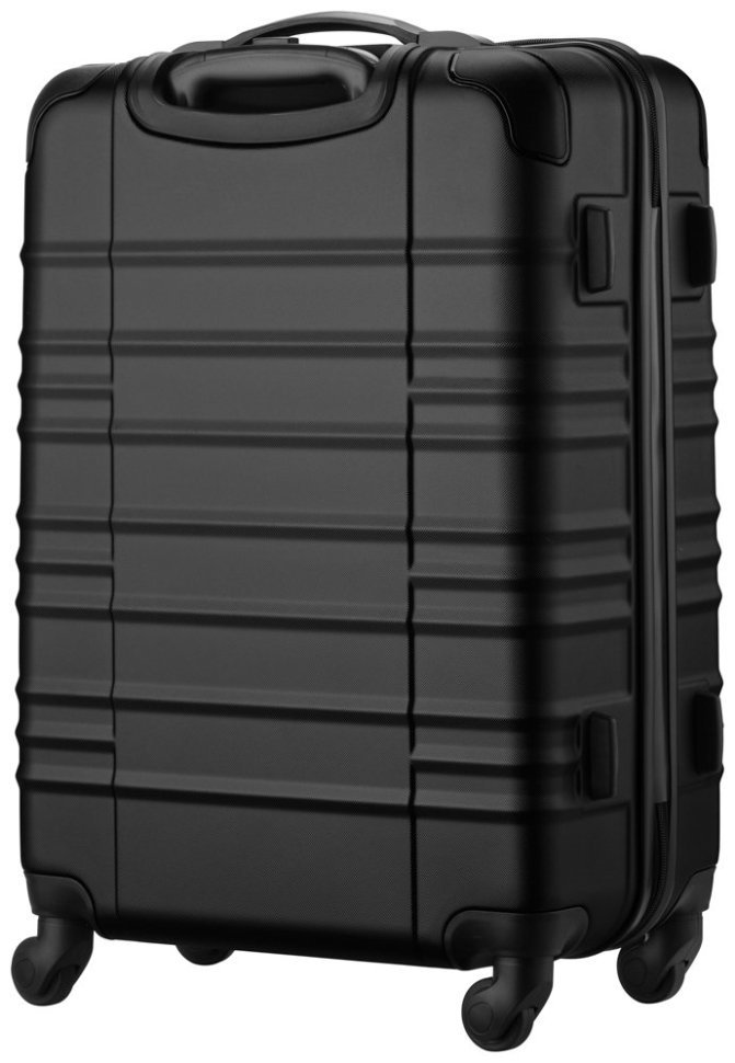 Валіза Wenger, Amplar, середня, пластик, 4 колеса, чорна modnotak фото №4
