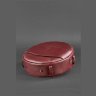 Бордова сумка-рюкзак круглої форми з натуральної шкіри BlankNote Maxi (12729) - 6