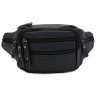 Велика сумка на пояс із натуральної фактурної шкіри для чоловіків Borsa Leather 104548 чорного кольору фото №1 Велика сумка на пояс із натуральної фактурної шкіри для чоловіків Borsa Leather 104548 чорного кольору modnotak фото - 1