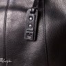 Классическая женская сумка среднего размера из черной кожи KARYA (2420834) - 10