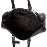 Черная дорожная сумка на молнии из натуральной кожи Desisan (505-111) - 5