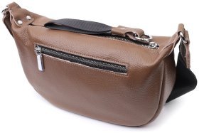 Кожаная женская сумка через плечо Vintage 94848 коричневого цвета