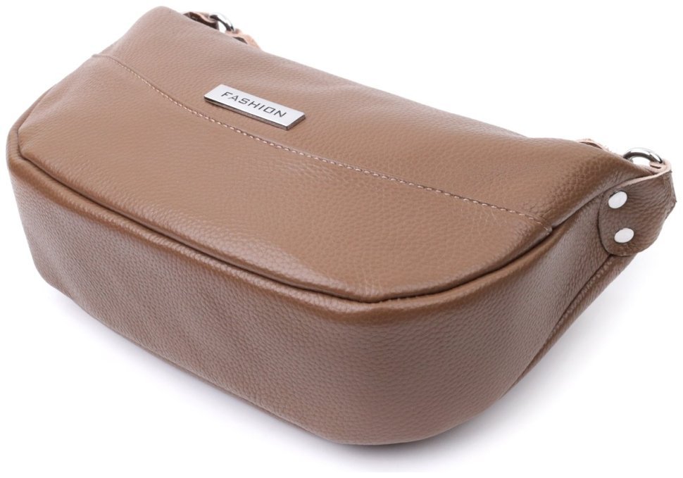 Кожаная женская сумка через плечо Vintage 94848 коричневого цвета modnotak фото №5