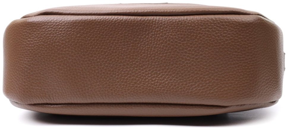 Кожаная женская сумка через плечо Vintage 94848 коричневого цвета modnotak фото №7