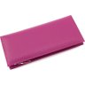 Яскравий рожевий гаманець великого розміру на два свічки KARYA (21056) - 4