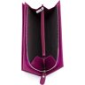Яскравий рожевий гаманець великого розміру на два свічки KARYA (21056) - 7