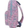 Вместительный цветной рюкзак из текстиля с принтом фламинго Bagland (55548) - 2
