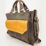 Мужская сумка винтажного стиля с яркой вставкой VATTO (11690) - 4