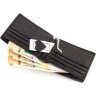 Мужской кожаный кошелек черного цвета с зажимом для купюр ST Leather 1767348 - 6