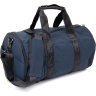 Синя чоловіча спортивна сумка з тканини Vintage (20644) - 2