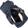 Синя чоловіча спортивна сумка з тканини Vintage (20644) - 3