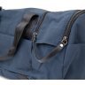 Синяя мужская спортивная сумка из ткани Vintage (20644) - 6