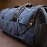 Синяя мужская спортивная сумка из ткани Vintage (20644) - 8