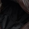 Мініатюрна чоловіча шкіряна сумка на плече коричневого кольору Keizer (22072) - 5