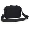Чоловіча текстильна горизонтальна сумка-месенджер чорного кольору Confident 77448 - 7
