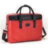 Червона жіноча сумка з натуральної шкіри для ноутбука до 15 дюймів Tom Stone 77748 - 1