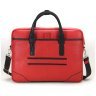 Червона жіноча сумка з натуральної шкіри для ноутбука до 15 дюймів Tom Stone 77748 - 2