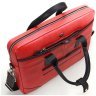 Красная женская сумка из натуральной кожи для ноутбука до 15 дюймов Tom Stone 77748 - 6