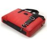 Червона жіноча сумка з натуральної шкіри для ноутбука до 15 дюймів Tom Stone 77748 - 7