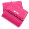 Рожевий жіночий гаманець маленького розміру KARYA (1066-040) - 1