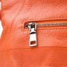Яркая женская сумка на каждый день из фактурной кожи через плечо Vintage 98148 оранжевого цвета modnotak фото - 5