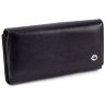 Жіночий шкіряний гаманець з фіксацією на кнопку ST Leather (16665) - 1