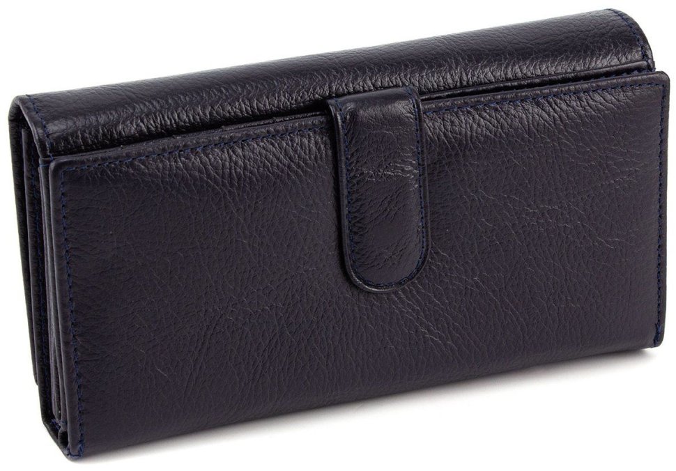 Женский кожаный кошелек с фиксацией на кнопку ST Leather (16665)