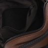 Мужская наплечная сумка коричневого цвета с двумя отделениями Borsa Leather (22080) - 8