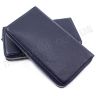 Синій великий гаманець на блискавки KARYA (1118-44) - 3