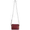 Жіноча горизонтальна сумка-кроссбоді з натуральної шкіри червоного кольору Visconti 70749 - 7