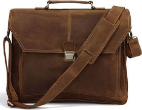 Діловий чоловічий портфель в стилі вінтаж VINTAGE STYLE (14100)