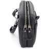 Мужской кожаный клатч-барсетка на молнии Leather Collection 111649 черный modnotak фото - 2