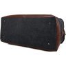 Текстильна дорожня сумка темно - сірого кольору VINTAGE STYLE (14581) - 4
