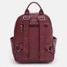 Бордовый женский рюкзак под формат А4 из кожзама Monsen 71849 - 4