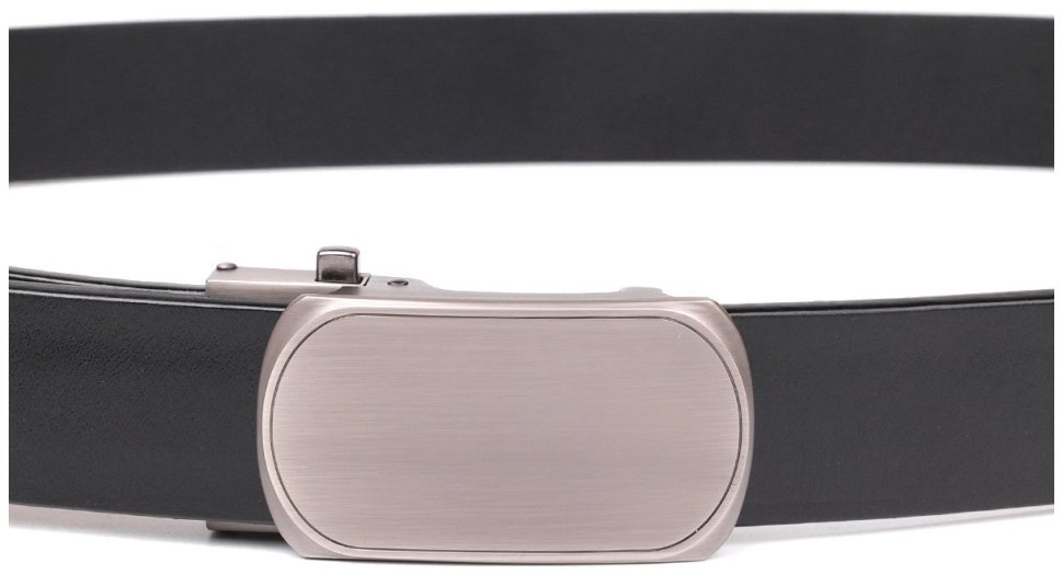 Мужской кожаный ремень с автоматической овальной пряжкой Vintage 20213 Черный фото №7 Мужской кожаный ремень с автоматической овальной пряжкой Vintage 20213 Черный modnotak фото №7