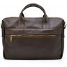 Добротная деловая сумка под ноутбук из коричневой кожи TARWA (19934) - 2