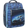 Шкільний текстильний рюкзак для хлопчиків з принтом машини Bagland 52849 - 1