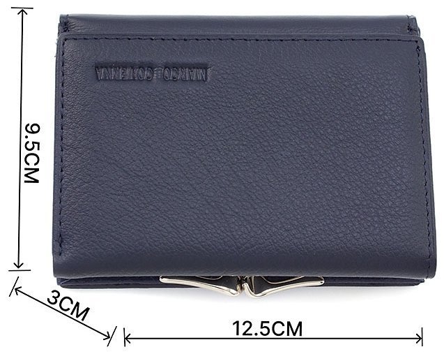 Невеликий шкіряний гаманець на кнопці Marco Coverna (18046) modnotak фото №3