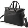 Містка шкірна чоловіча сумка під документи і ноутбук 13-15 дюймів - H.T Leather Premium Collection (10170) - 8