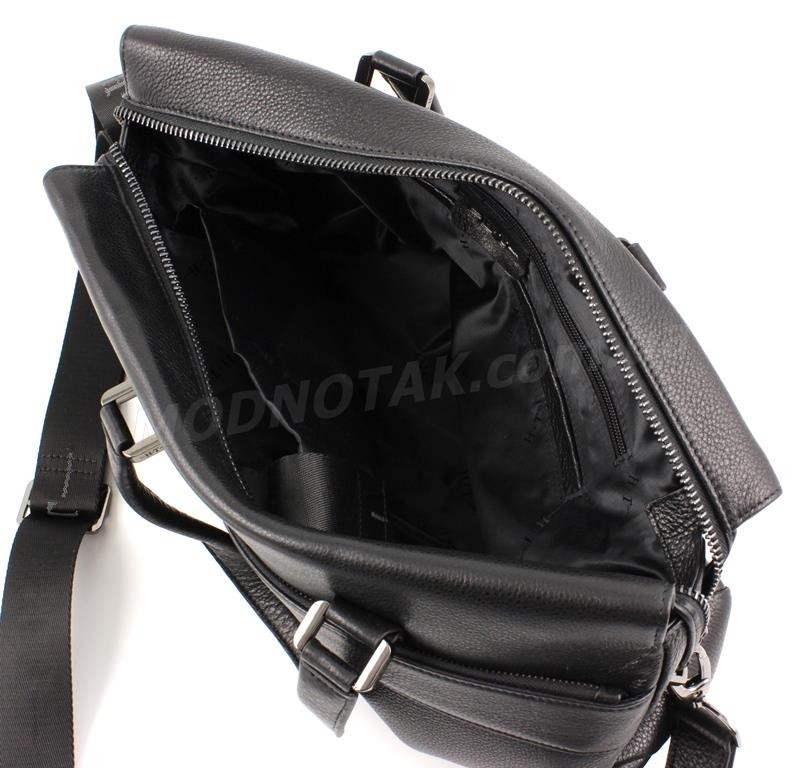 Вместительная кожная мужская сумка под документы и ноутбук 13-15 дюймов - H.T Leather Premium Collection (10170)