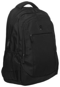 Городской мужской рюкзак из черного текстиля на молнии Aoking 73149