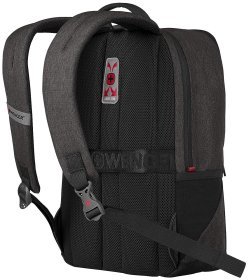 Практичний міський рюкзак із поліестеру з відсіком для ноутбука до 14" Wenger MX Reload 103549 сірого кольору