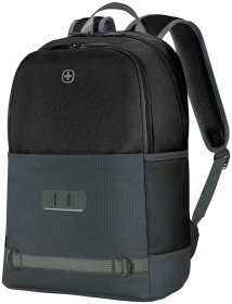 Повседневный городской мужской рюкзак из прочного полиэстера для ноутбука до 16" Wenger Next 24 Tyon 103649 черного цвета