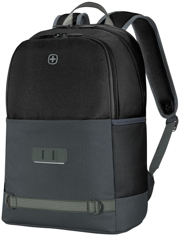Повседневный городской мужской рюкзак из прочного полиэстера для ноутбука до 16" Wenger Next 24 Tyon 103649 черного цвета modnotak фото №7