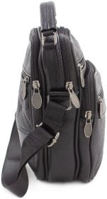 Невелика шкіряна чоловіча сумка через плече Leather Collection (10051)