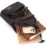 Чоловіча сумка через плече на одне відділення з текстилю Vintage (20562) - 6