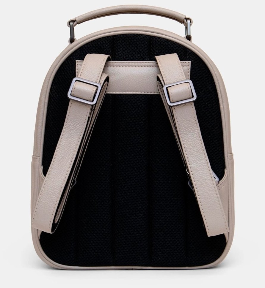 Женский городской рюкзак из натуральной кожи светло-серого цвета Yoshi (Великобритания) 94449 modnotak фото №3